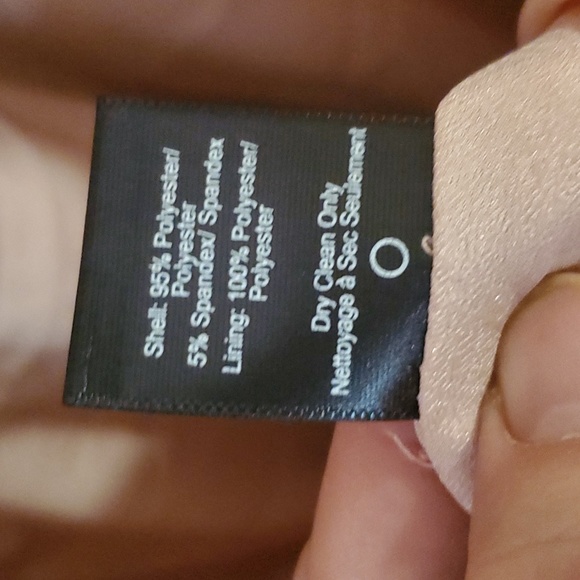 Dress the Population Alicia Midi Dress Blush Pink Size L - Picture 9 of 10